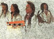 Albert Bierstadt, Four Indians